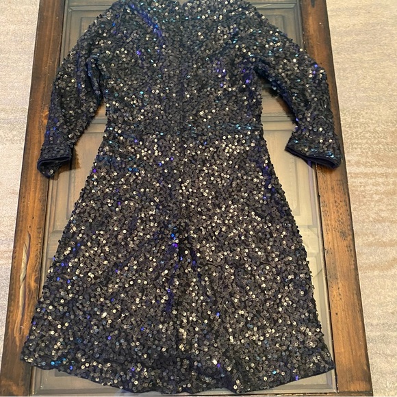 Abercrombie & Fitch Sequined Black Mini Dress size S - Picture 8 of 11